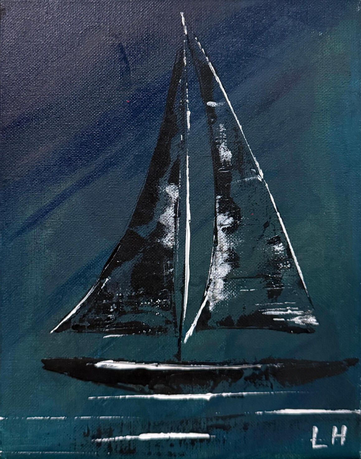 Sail Away 2025 | Acrylic on Canvas | 25 x 20cm