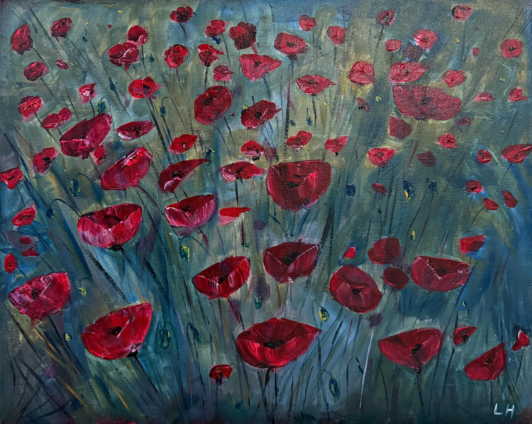 Remembrance 2025 | Acrylic on Canvas | 40 x 50cm