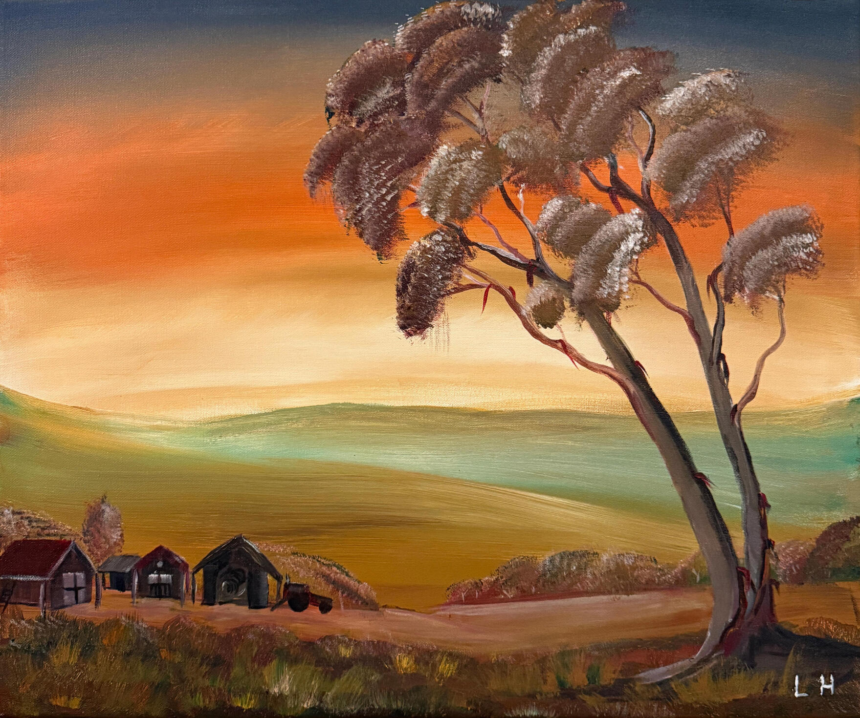 Songs Of A Second Life (SOLD) 2025 | Acrylic on Canvas | 40 x 50cm