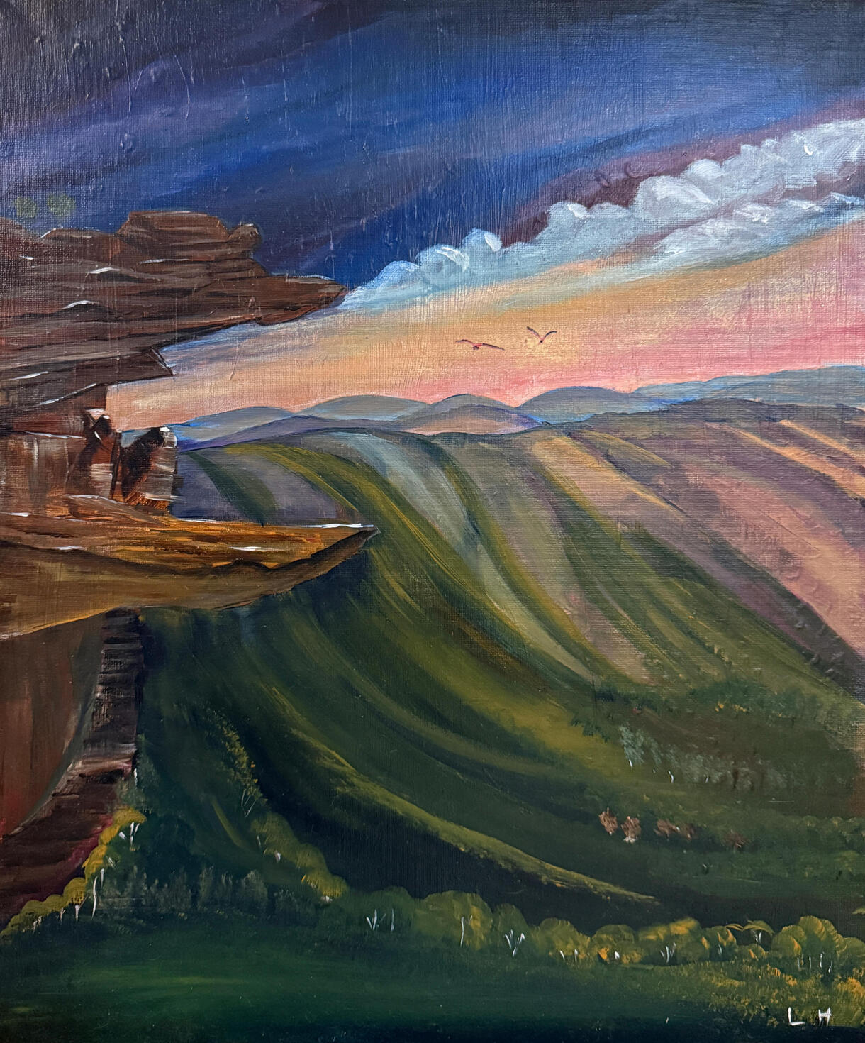 The Grampians 2025 | Acrylic on Canvas | 50 x 40cm