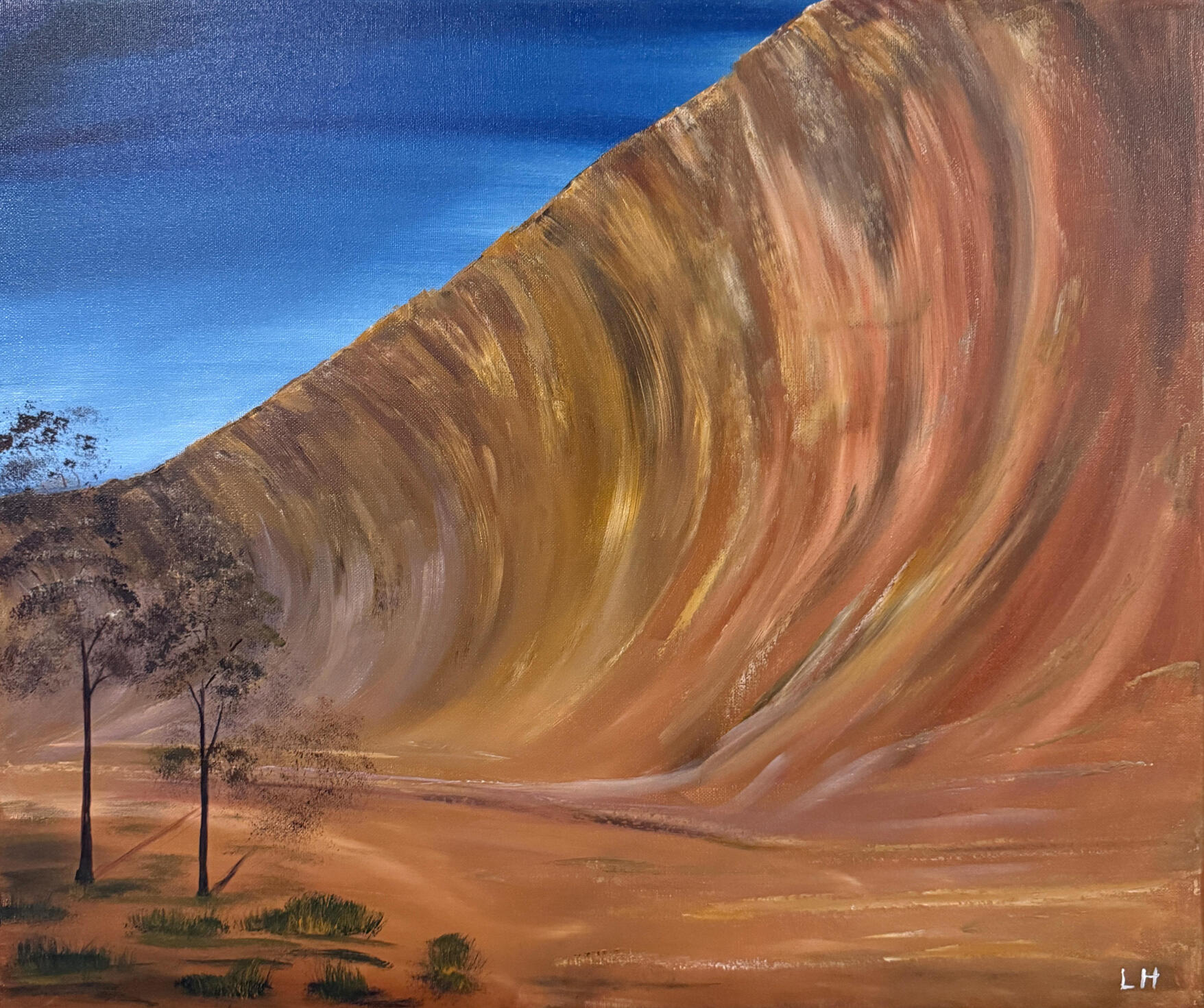 Wave Rock, WA 2025 | Acrylic on Canvas | 50 x 60cm