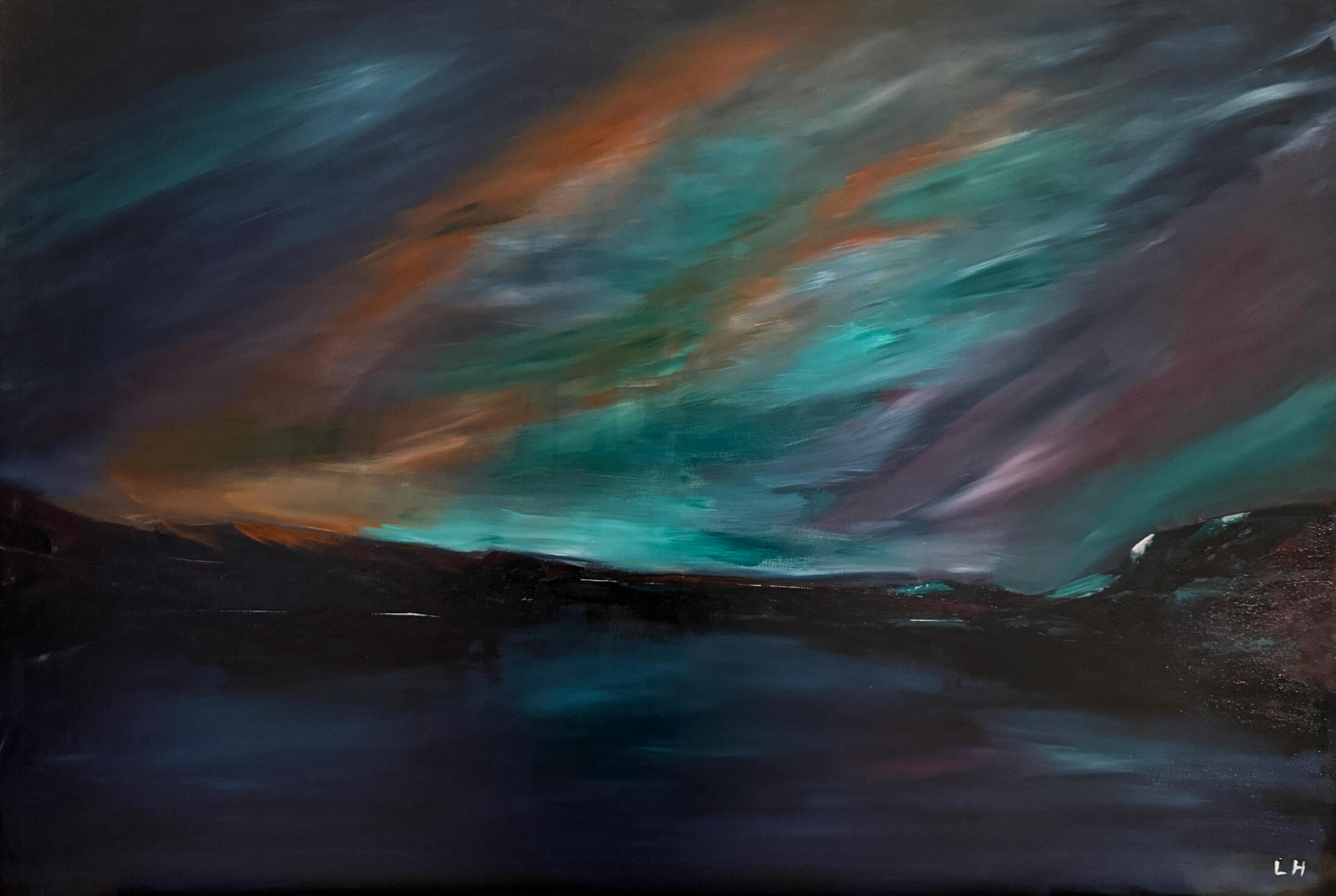 Aurora 2025 | Acrylic on Canvas | 60 x 90cm