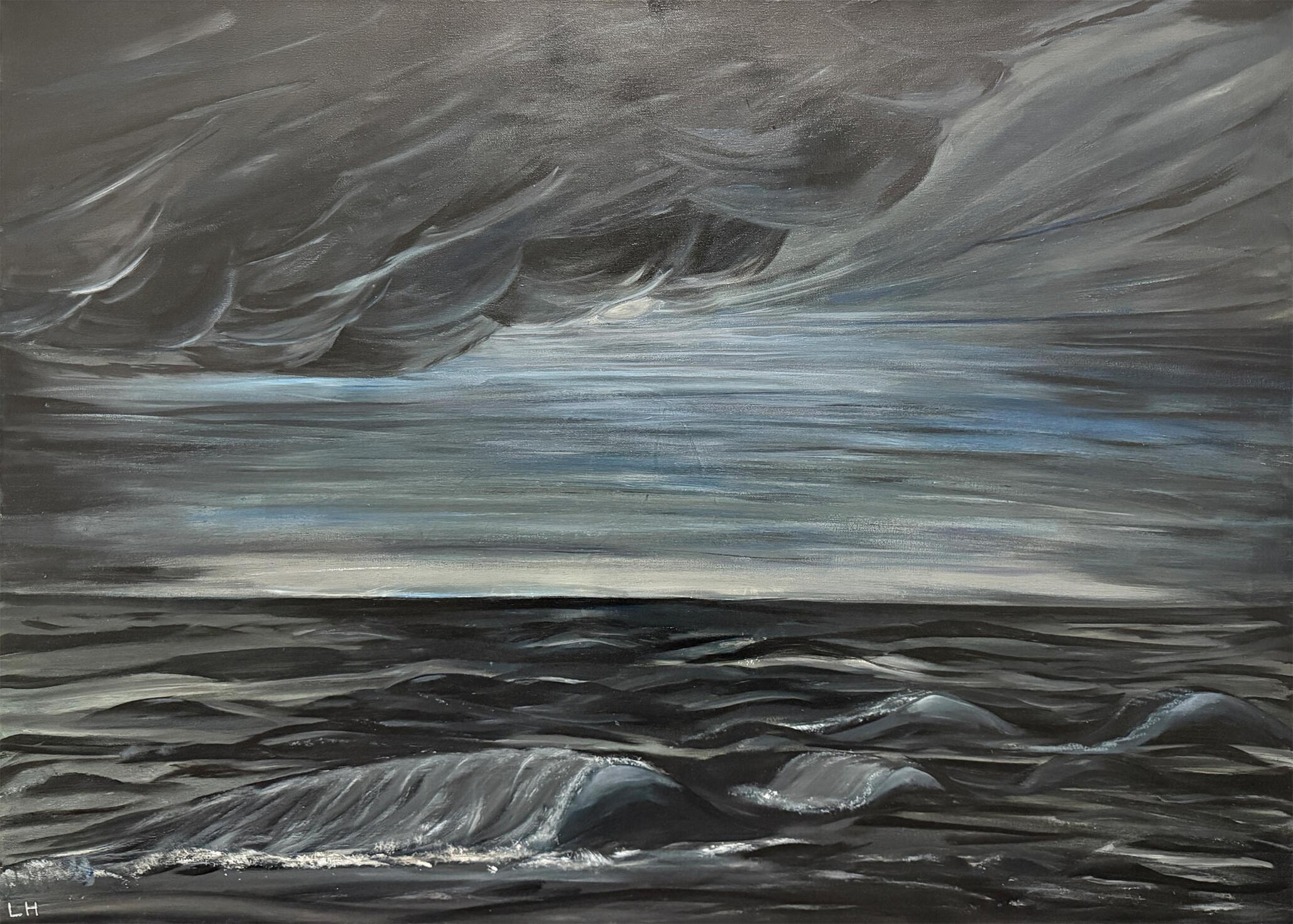 Storm 2025 | Acrylic on Canvas | 75 x 100cm