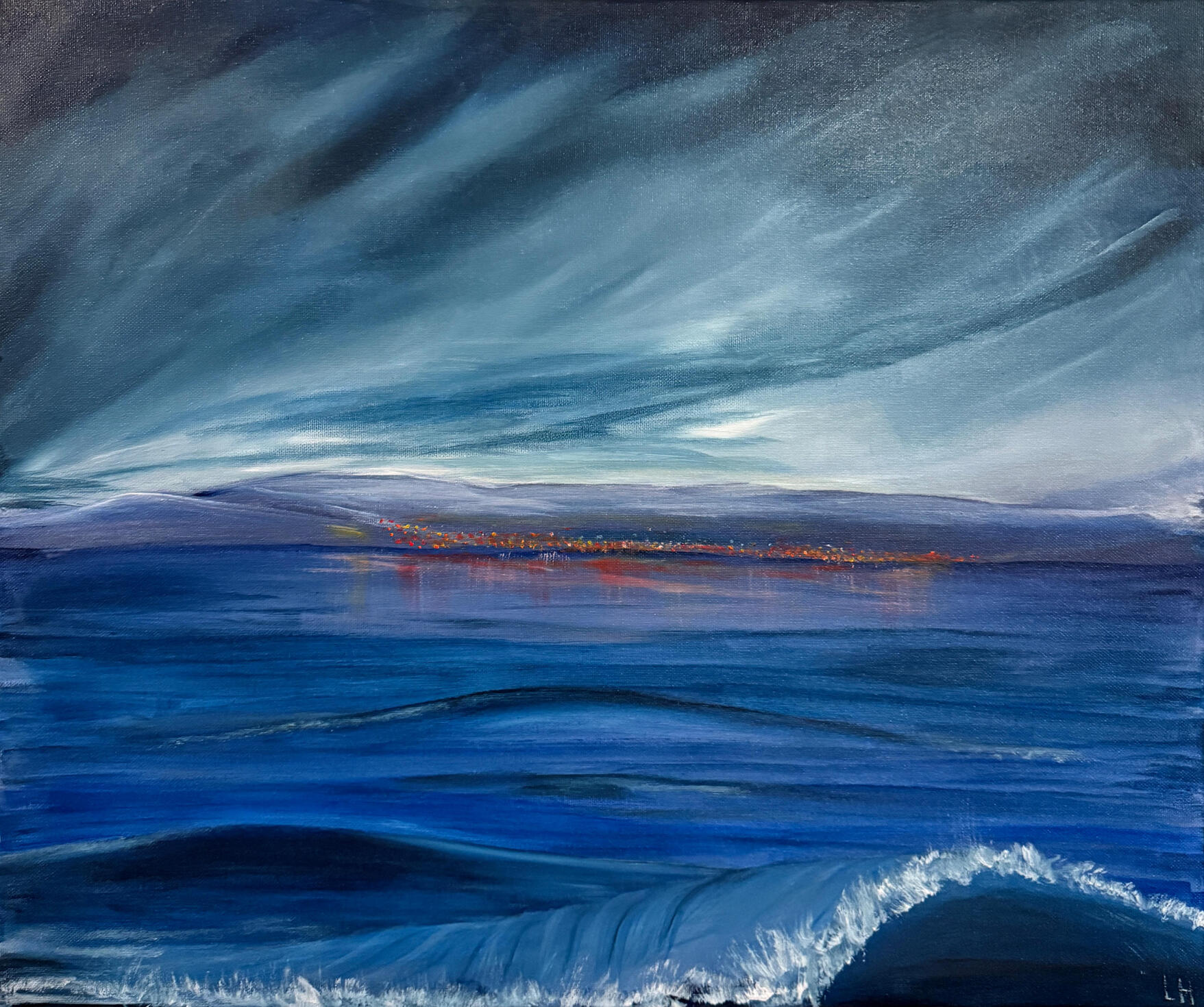 Thessaloniki, Greece 2025 | Acrylic on Canvas | 50 x 60cm